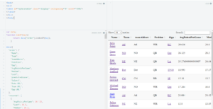 Example of datatables on jsfiddle