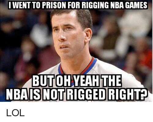 NBA is Rigged Referee